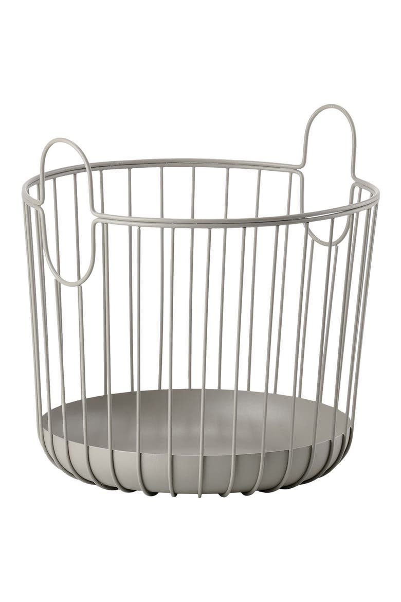 Inu Large Wire Basket, Main, color, TAUPE