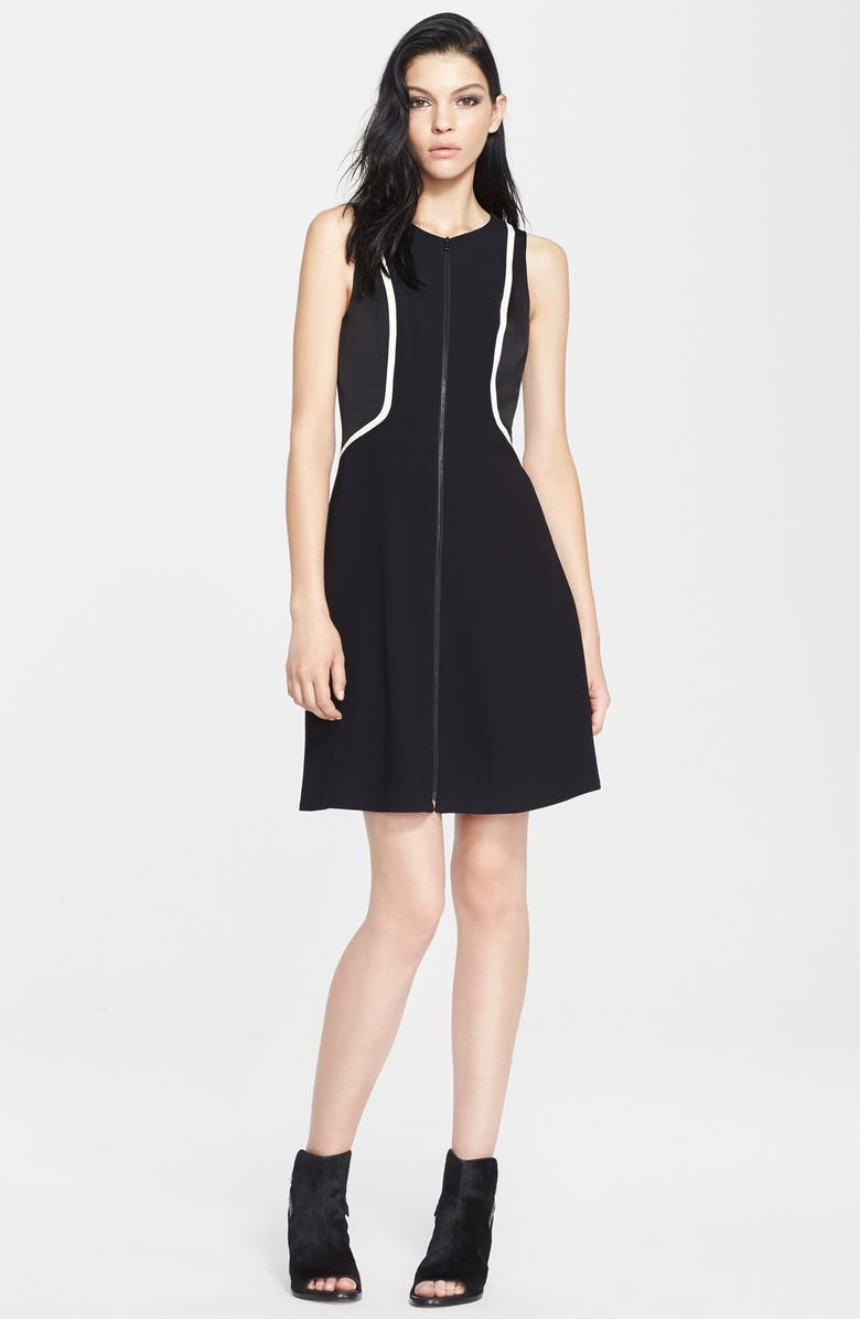 rag & bone 'Andrea' Front Zip Dress, Main, color, 