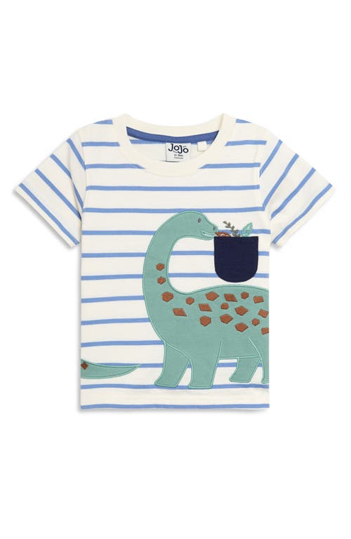 Jojo Maman Bébé Jojo Maman Bebe Dinosaur Appliqué Cotton T-shirt & Shorts Set
