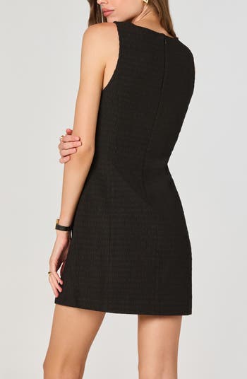 Textured Knit Sheath Minidress