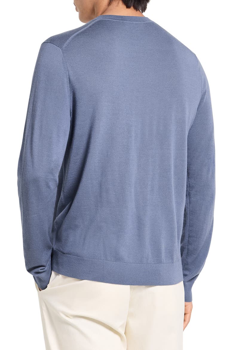 Regal Wool Crewneck Sweater, Alternate, color, DUSK BLUE - 2TU