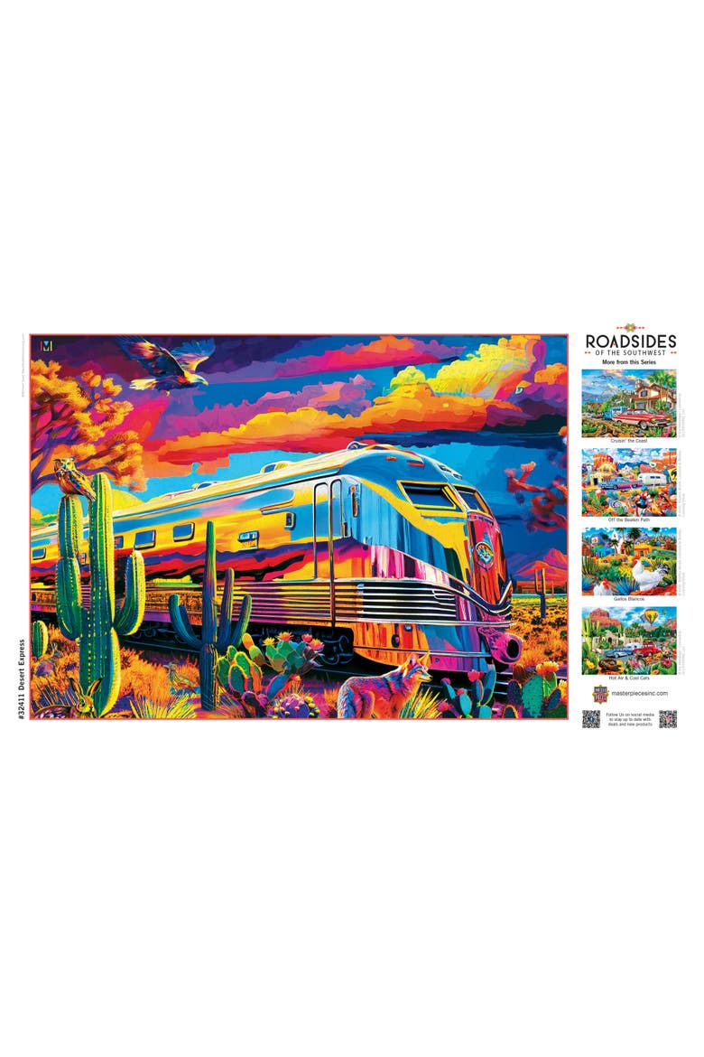 Desert Express 500 Piece Jigsaw Puzzle, Alternate, color, Multicolor
