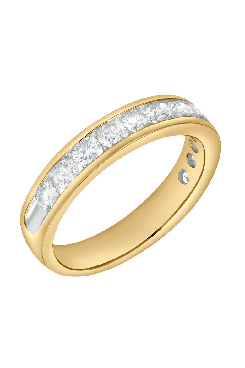 Celvyn 1.00 Ct Natural Diamond Band 14K Gold Ring, Alternate, color, 14K Yellow Gold
