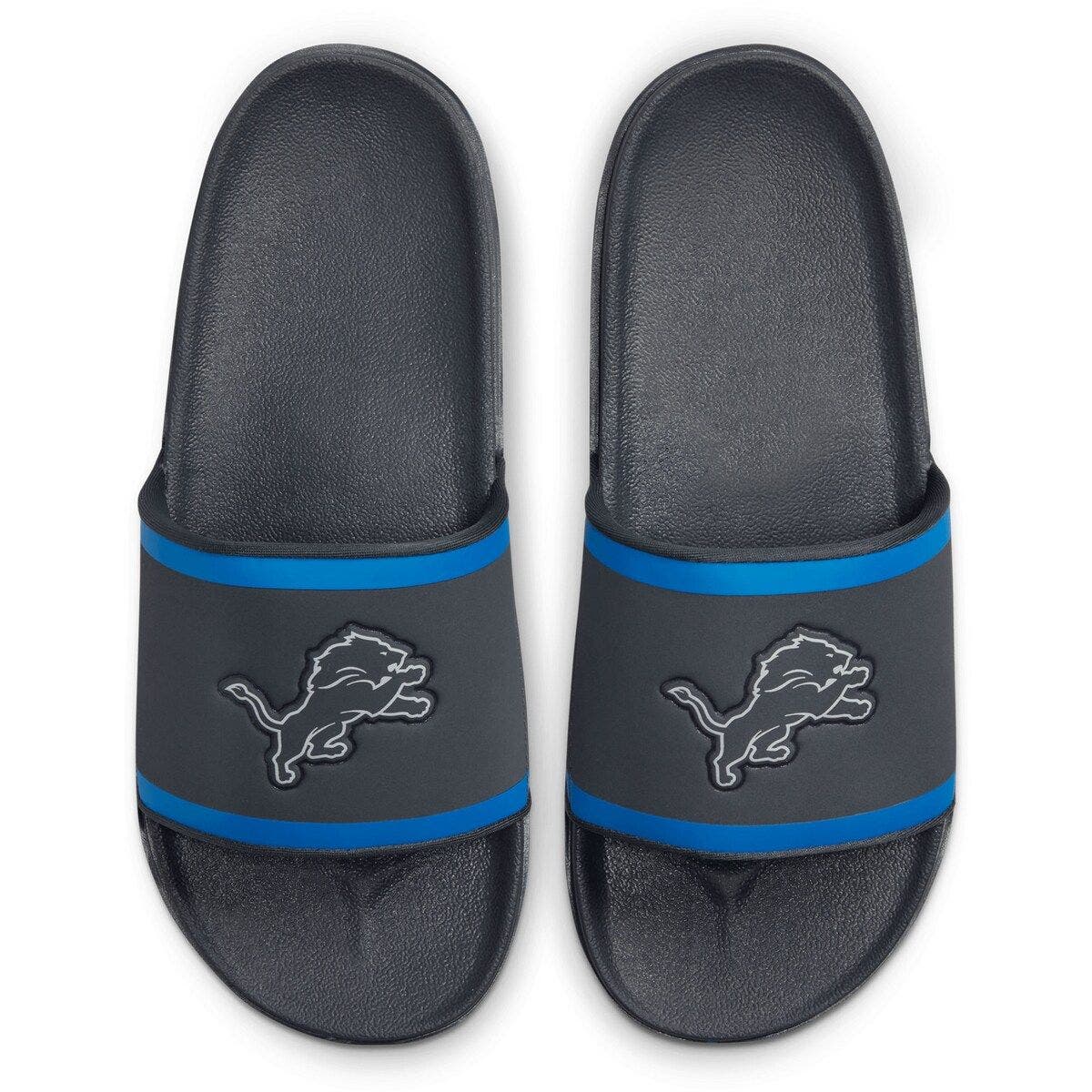 Nike Detroit Lions Off-Court Wordmark Slide Sandals, Main, color, 