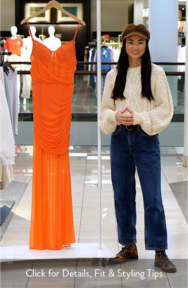 Kristen Shirred Gown, sales video thumbnail