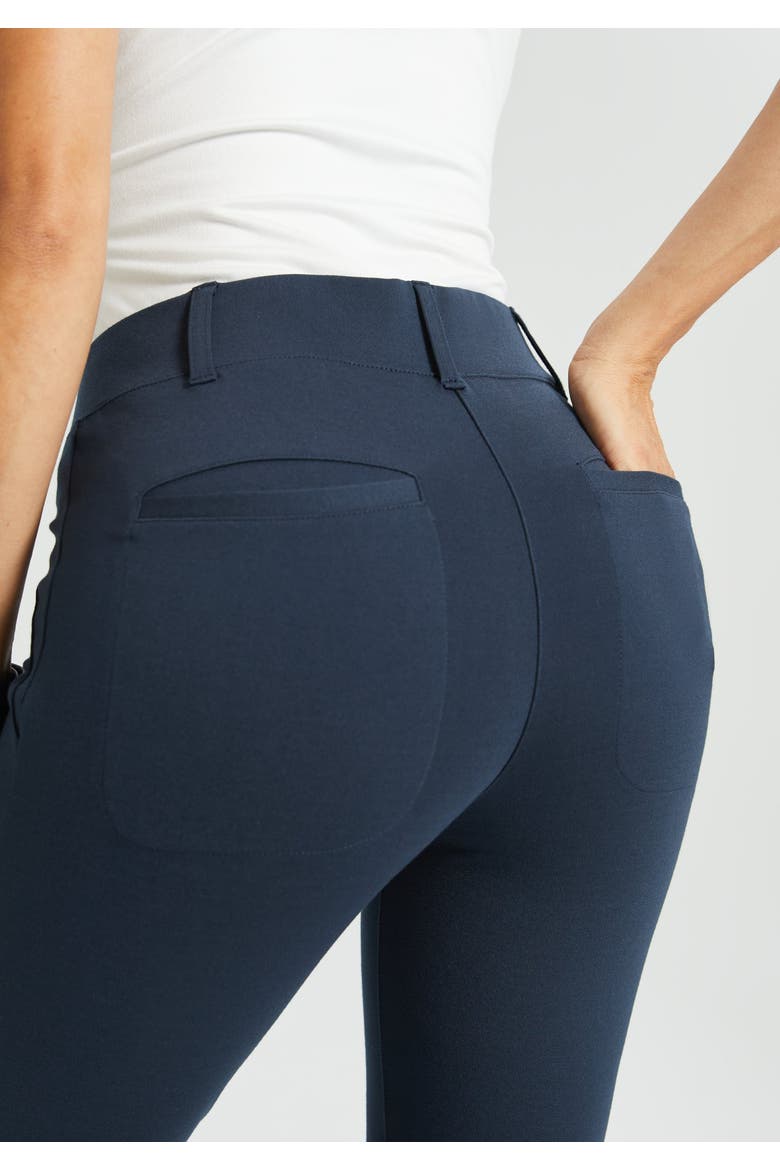Two Pocket DPYP Dress Pant Yoga Pant Bootcut, Alternate, color, Navy
