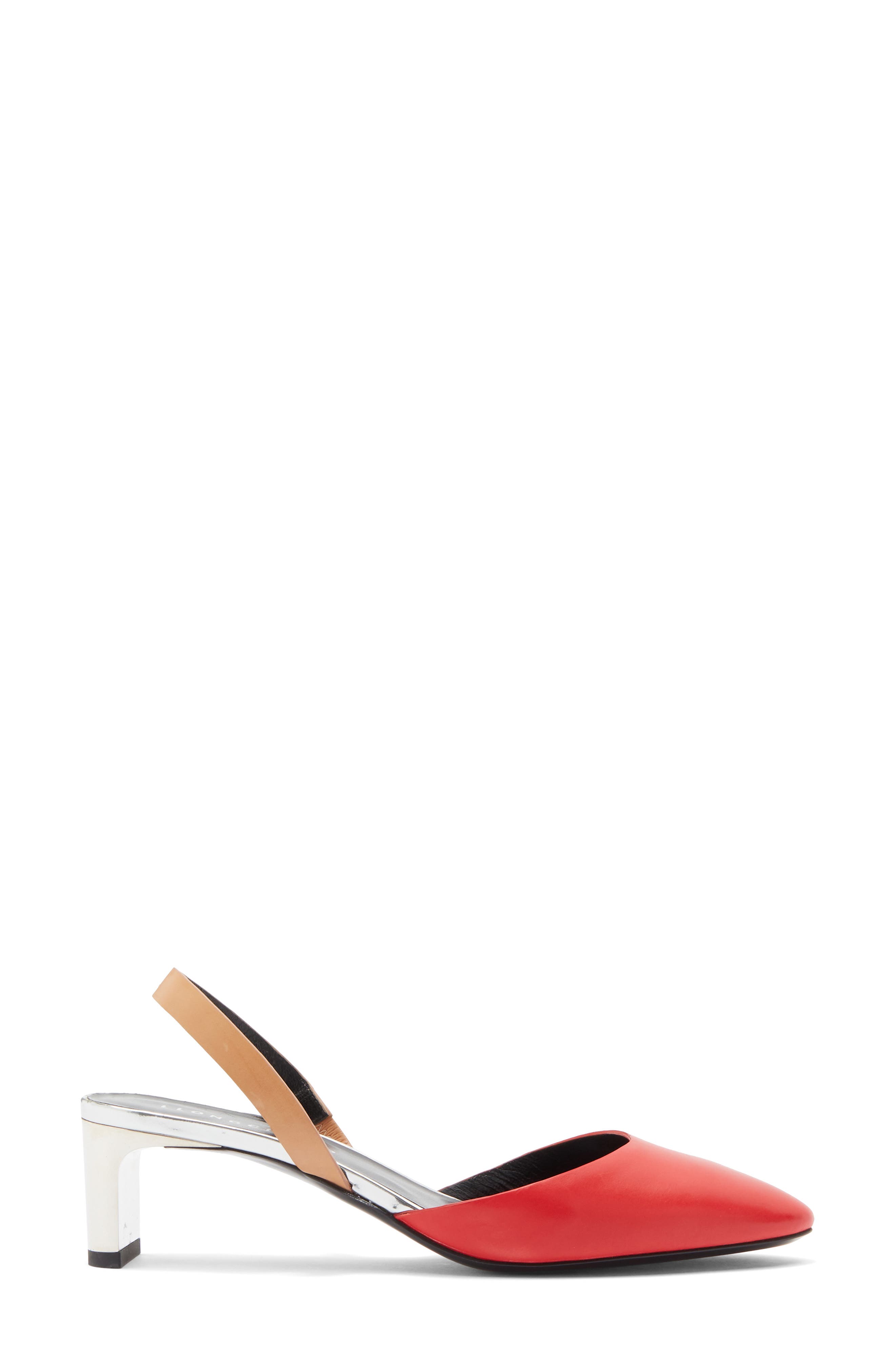 Longchamp Slingback Pump, Alternate, color, Red Kiss