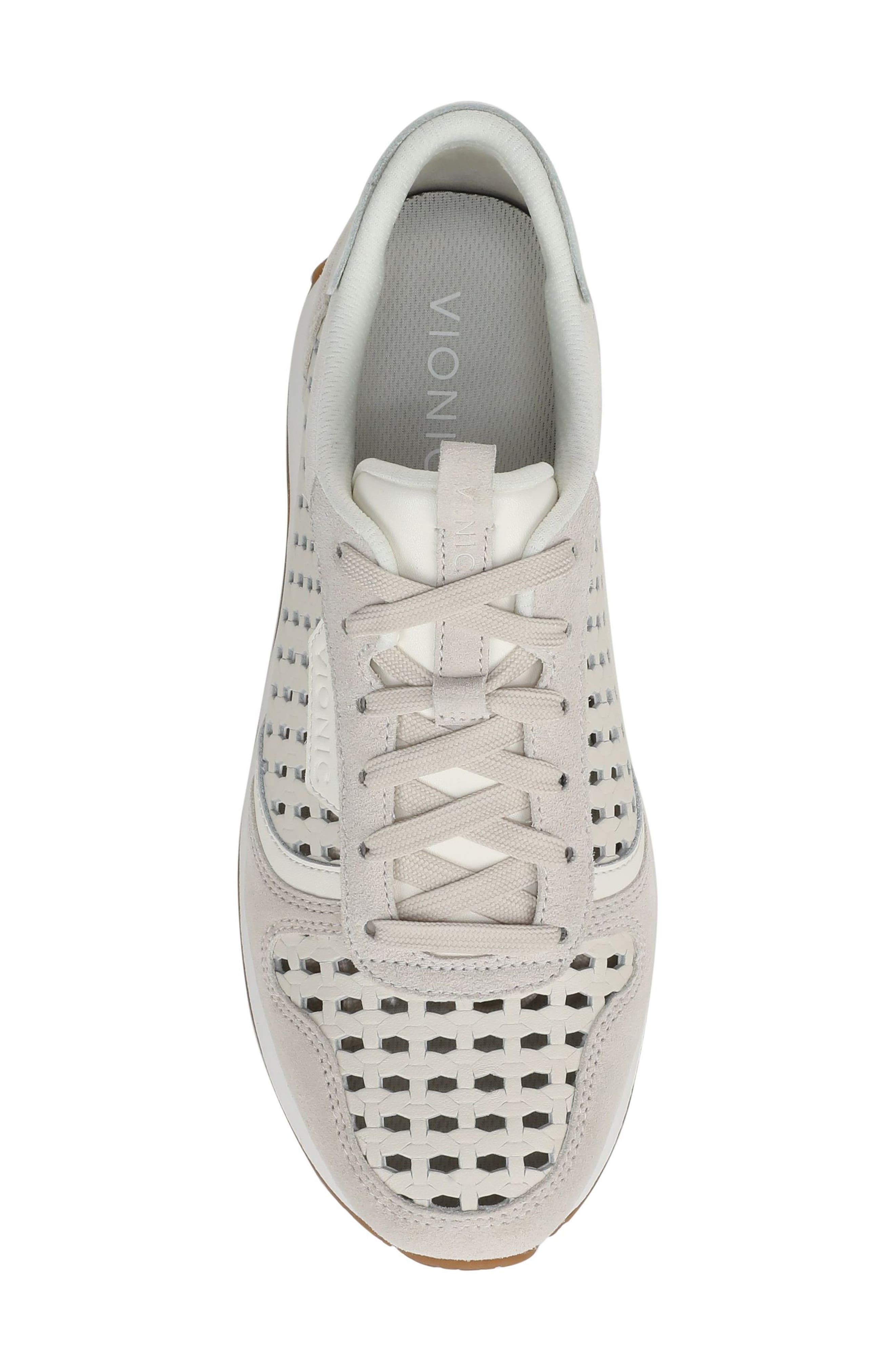 Vionic Monarch Woven Sneaker, Alternate, color, Cream