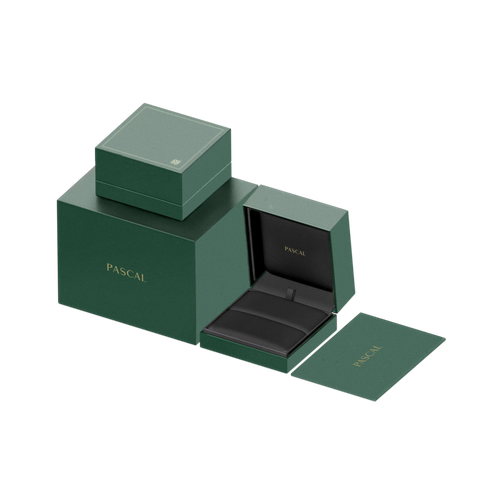 Pascal Lucky Clover Earring Jackets, Green Diamond Pavé