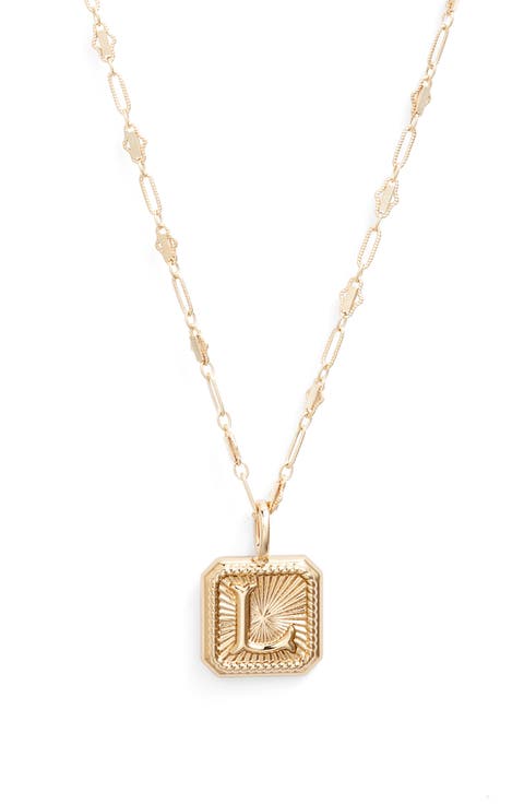 Harlow Initial Pendant Necklace