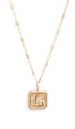 MIRANDA FRYE Harlow Initial Pendant Necklace