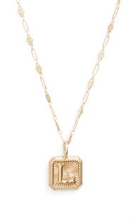 MIRANDA FRYE Harlow Initial Pendant Necklace