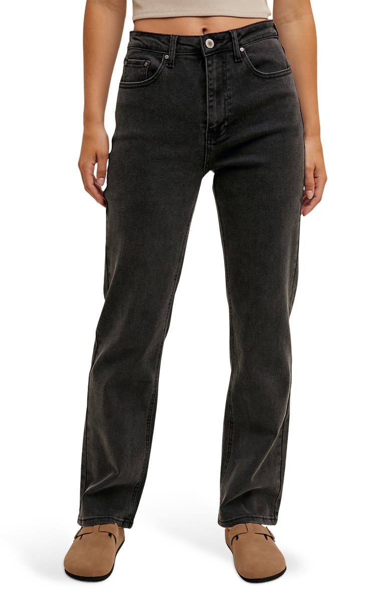 WISHLIST Five-Pocket Jeans, Main, color, Black