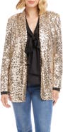 Karen Kane Sequin Open Front Jacket