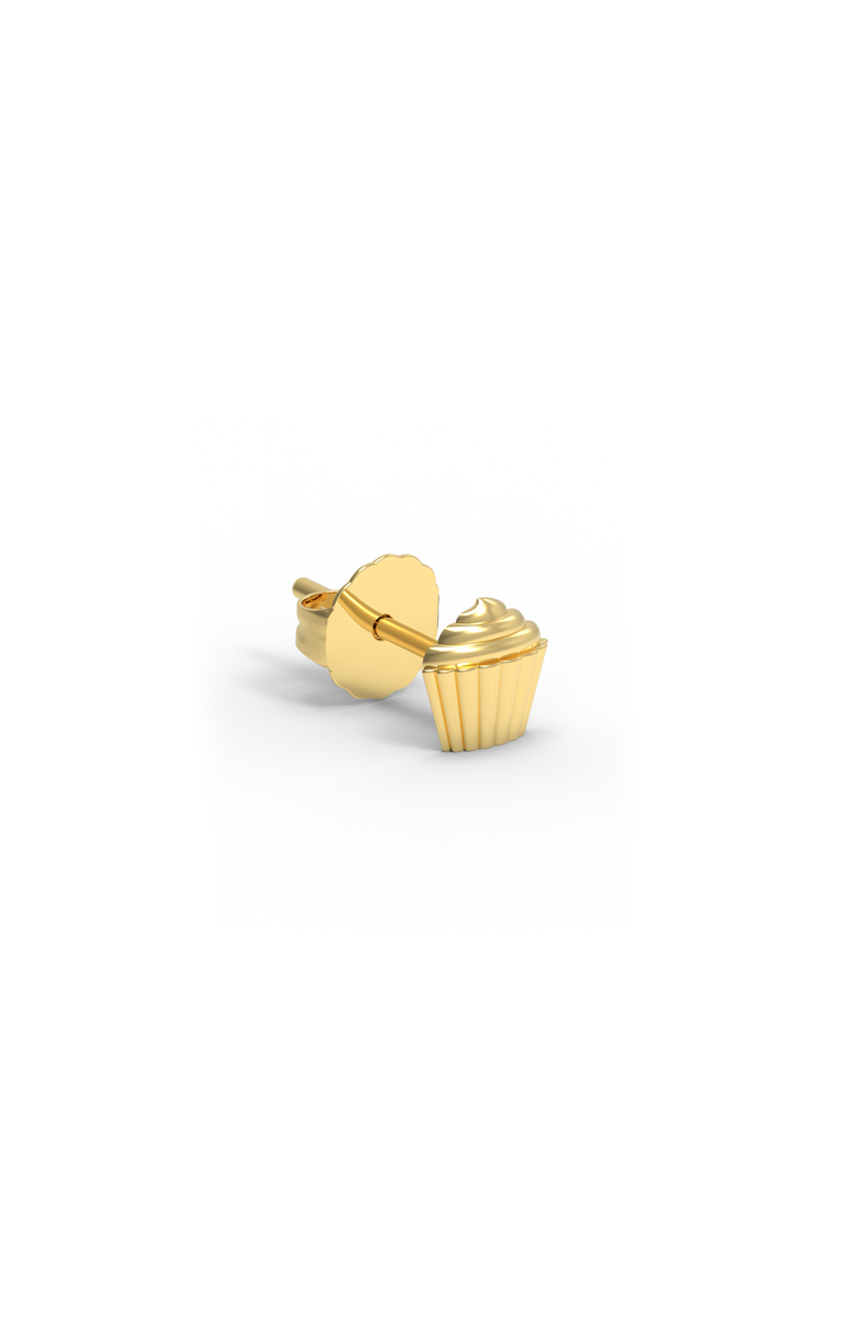 Whit Jewelry 14K Yellow Gold Cupcake Stud, Main, color, Gold - Butterfly Back