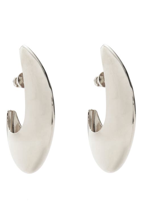 Lady Grey Demi Hoop Earrings
