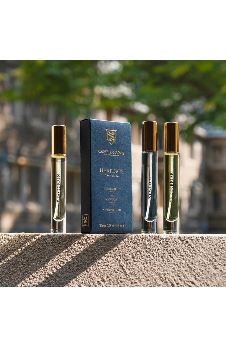 Caswell-Massey Heritage Cologne Discovery Set, Alternate, color, Transparent