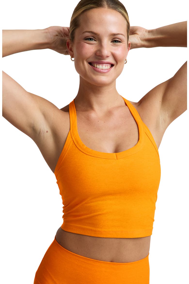 Space Dye On the Up Crop Tank, Alternate, color, BRIGHT CITRUS HEATHER