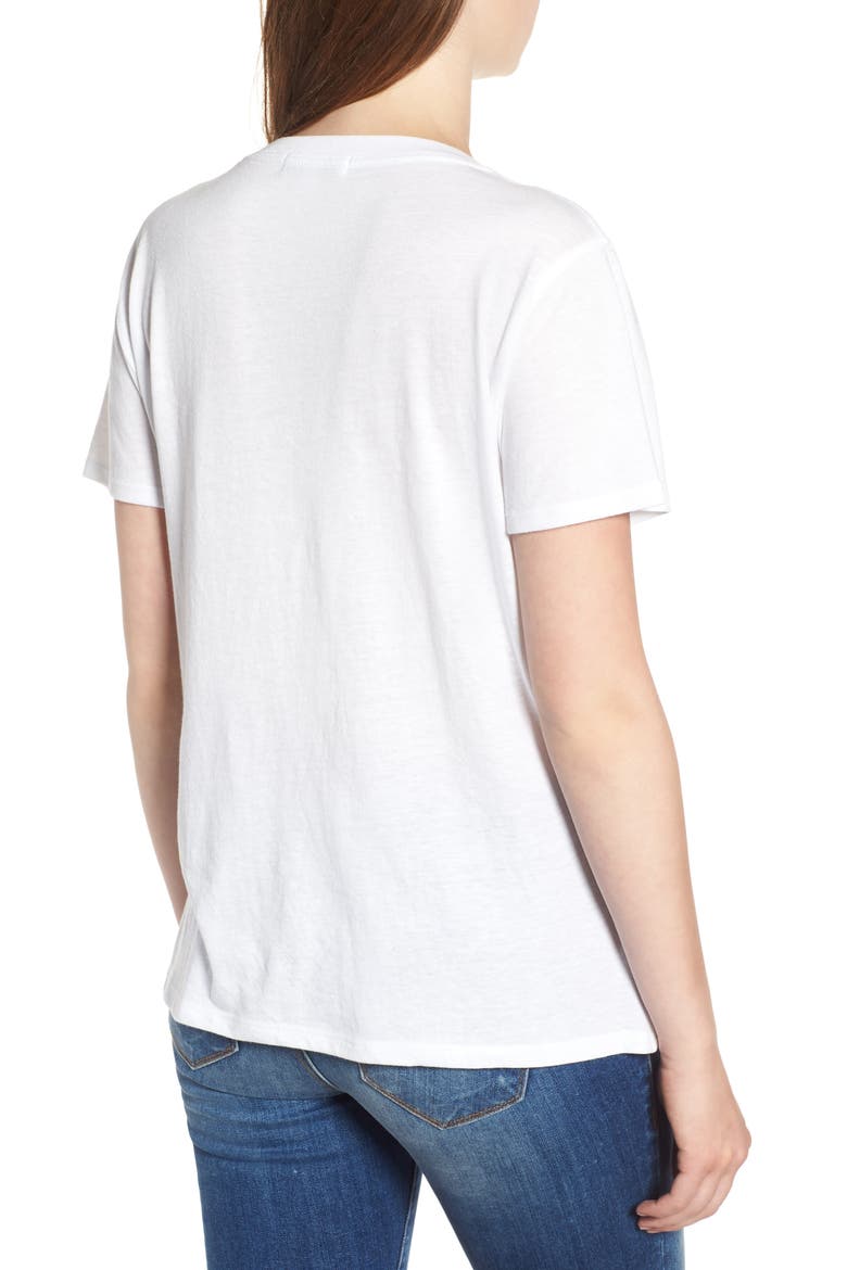 Good Vibes Tee, Alternate, color, WHITE