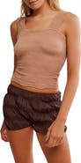 Free People Love Letter Floral Knit Camisole