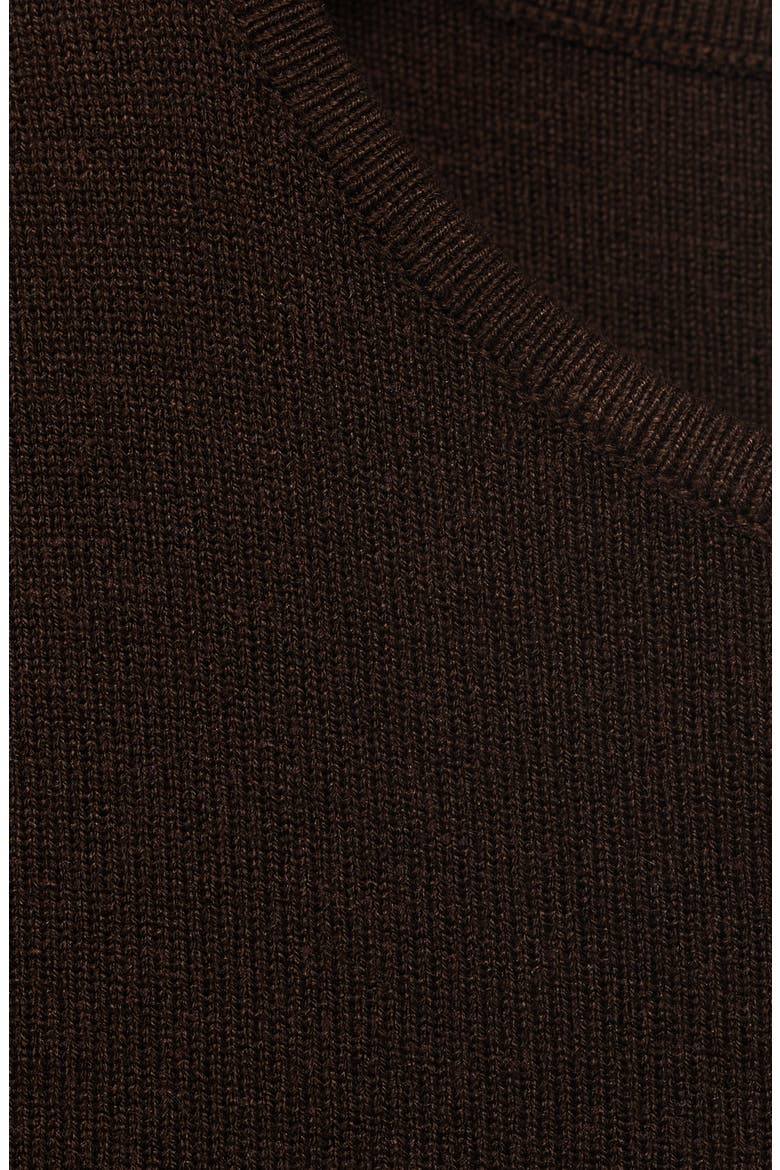 Sleeveless Sweater, Alternate, color, CHOCOLATE