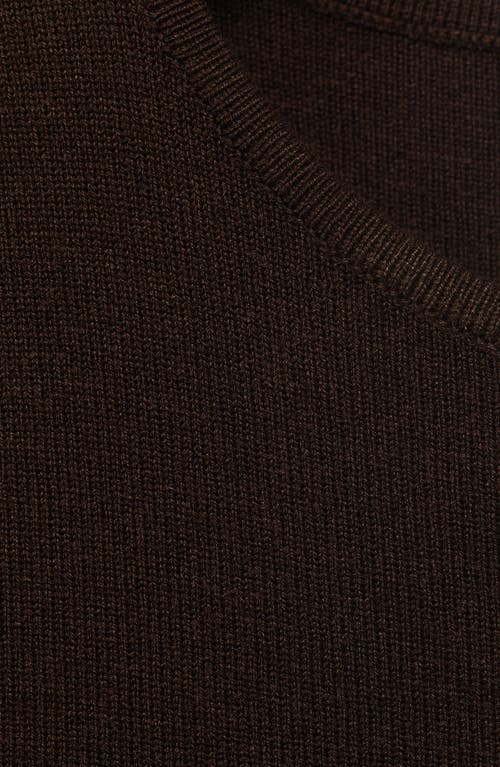 Mango Sleeveless Sweater In Brown
