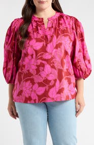 SUGARLIPS Craney Floral Print Top