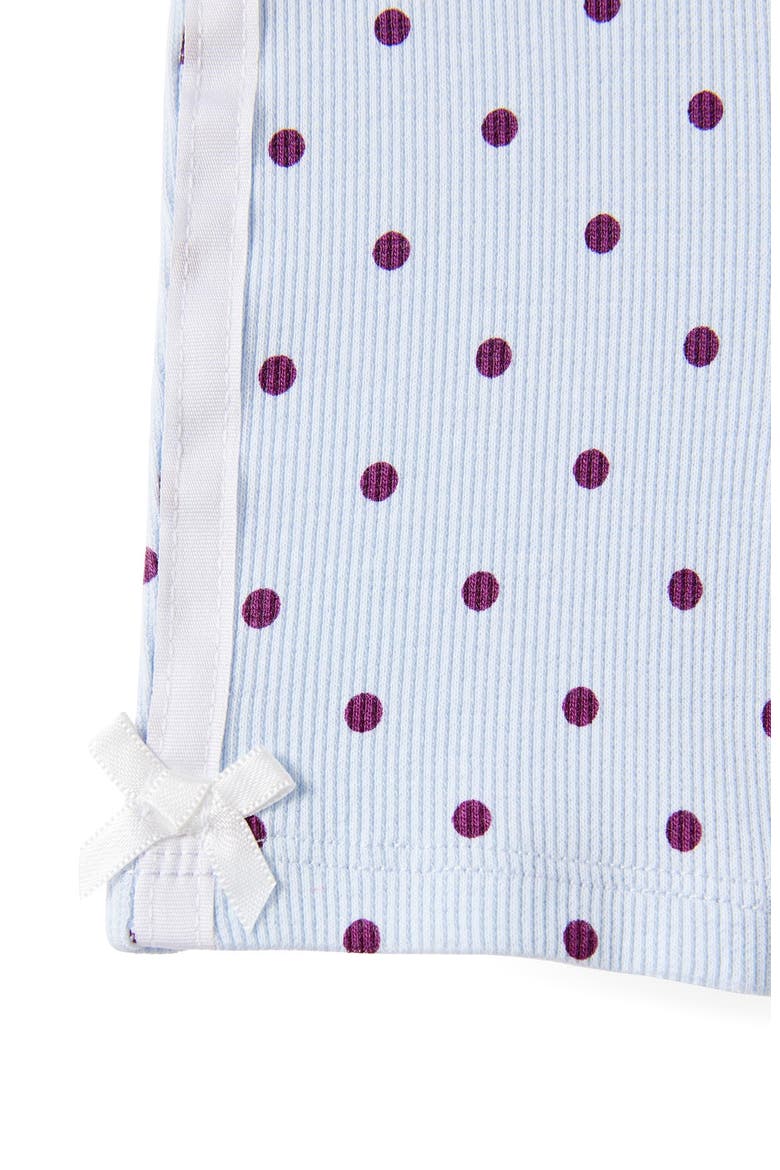 Rain Rib Bike Shorties, Alternate, color, Blue Whisper Berry Jam Spot