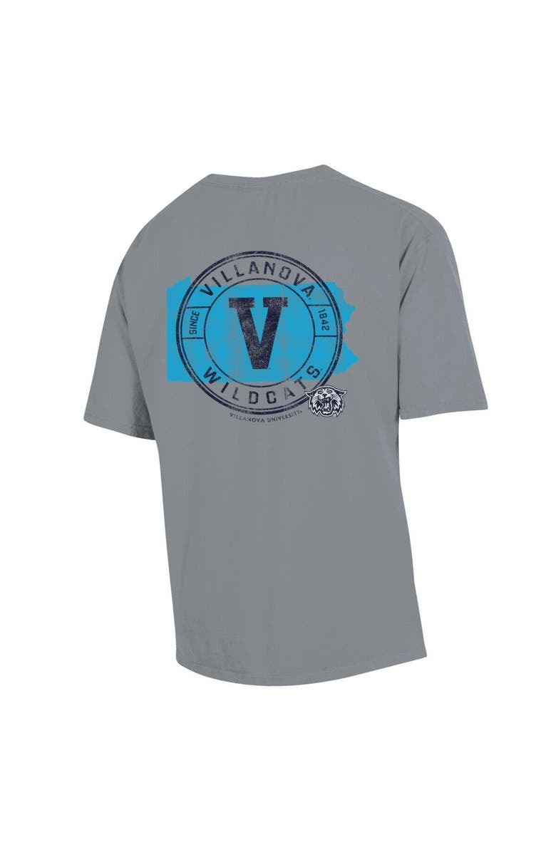 Comfort Wash Men's Comfort Wash  Graphite Villanova Wildcats STATEment T-Shirt, Alternate, color, Graphite