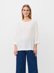 Masai Copenhagen Mabecca Round Neck Draped Blouse