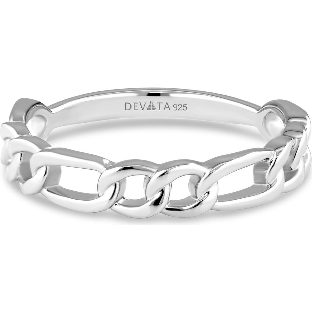 Devata Figaro Link Ring In Metallic