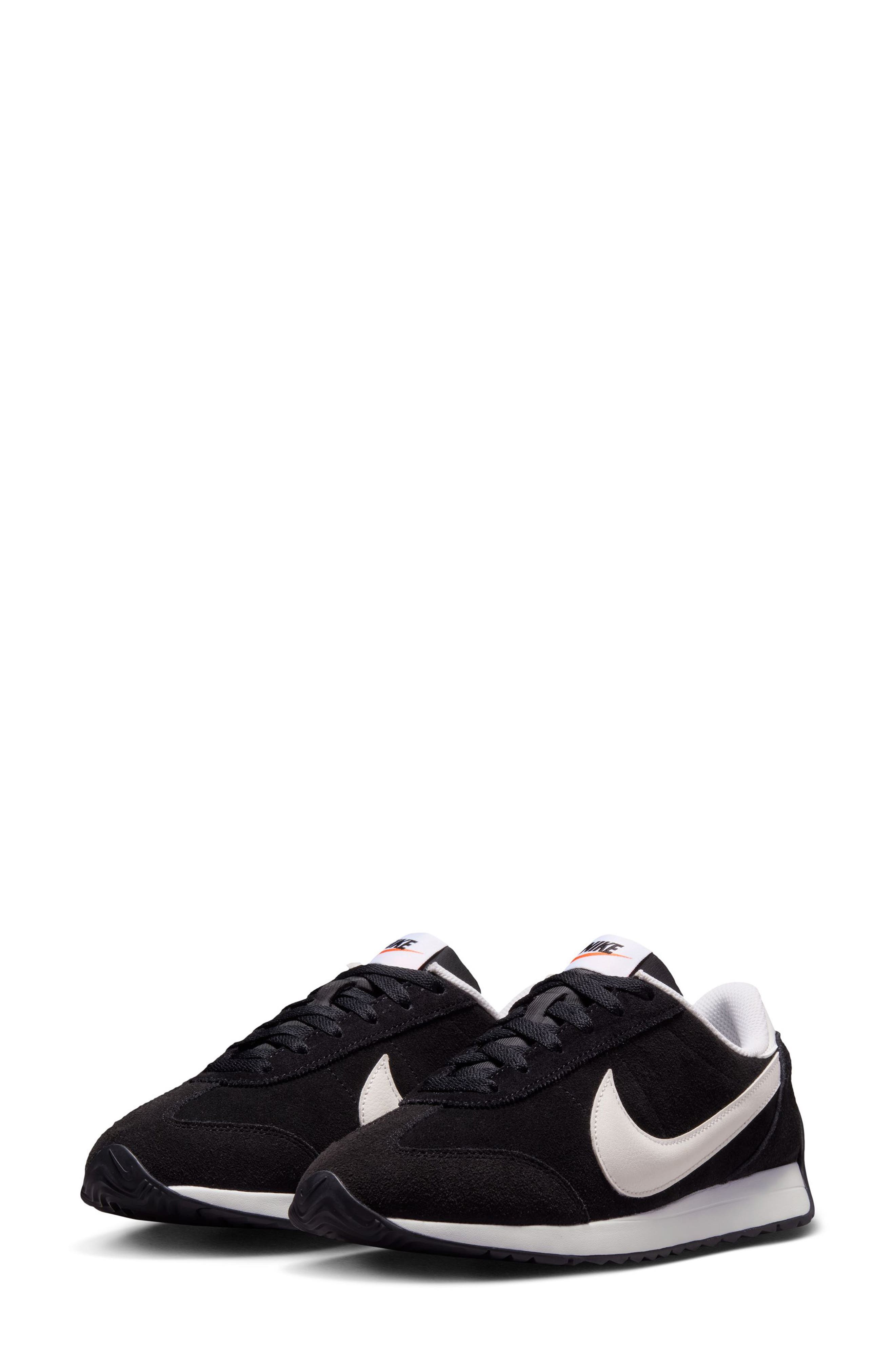 Pacific Suede Sneaker, Main, color, BLACK/ WHITE