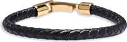 EYE CANDY LOS ANGELES Men's Julian Woven Leather Cord Bracelet