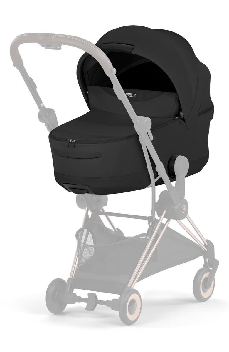 CYBEX Fold Lux Carry Cot for the Mios/Coya Strollers – Style Collection, Alternate, color, Sepia Black