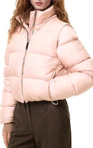 Burberry Detachable Sleeve Nylon Langdale Puffer Jacket
