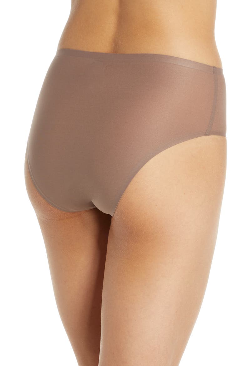 Soft Stretch Seamless French Cut Briefs, Alternate, color, HAZELNUT