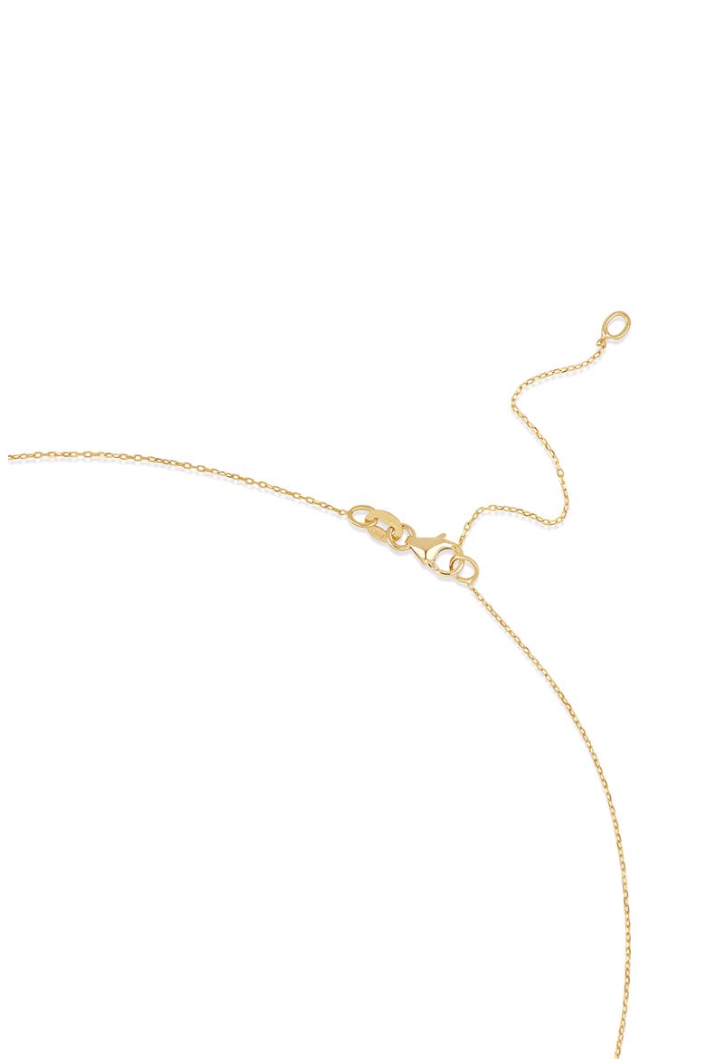 18K El Mar Gemstone & Diamond Circle Pendant Necklace (Online Trunk Show), Alternate, color, 18K YG/ DIAMOND/ SAPPHIRE
