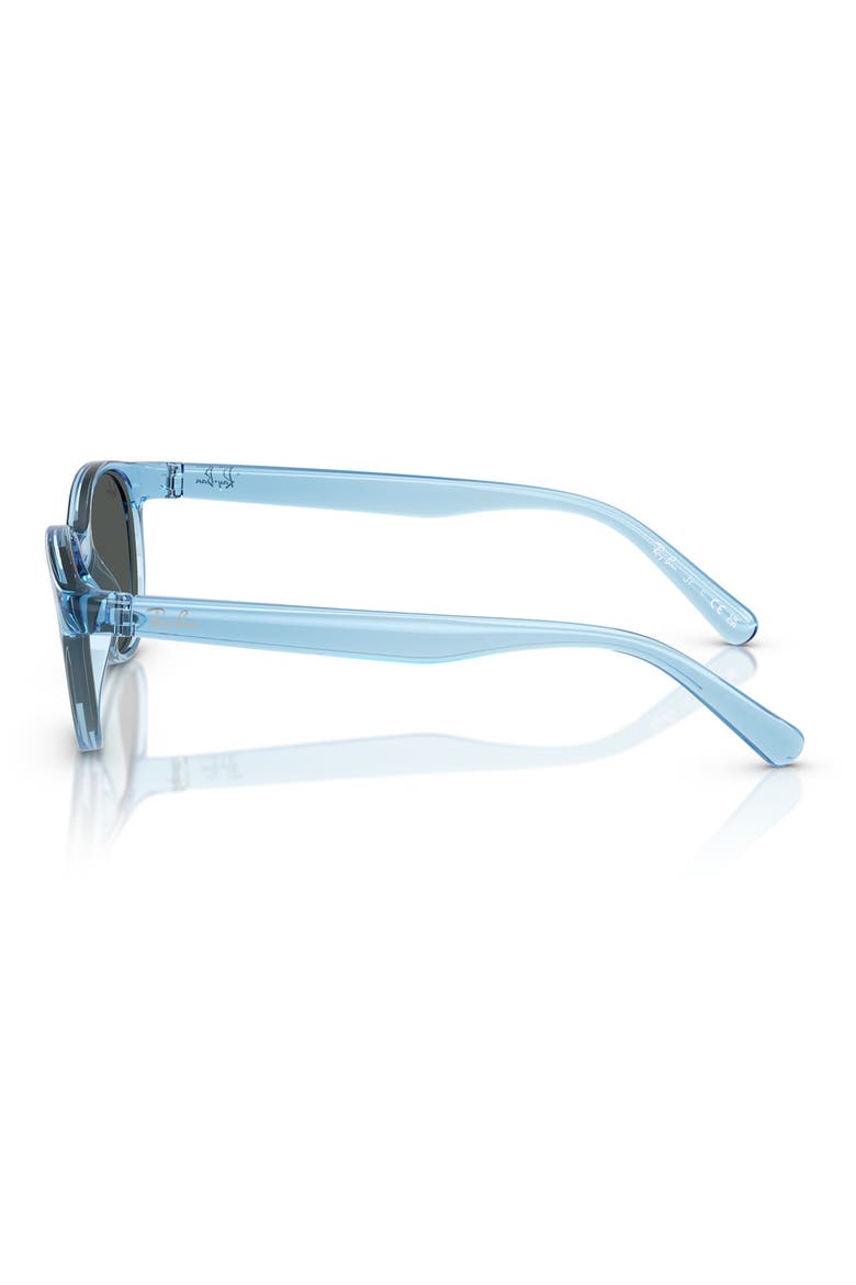 Kids' 45mm Oval Sunglasses, Alternate, color, DARK GREY