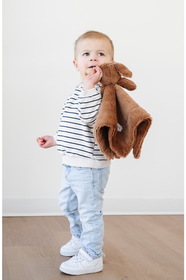 Stuffed Animal Lovey, Alternate, color, BROWN