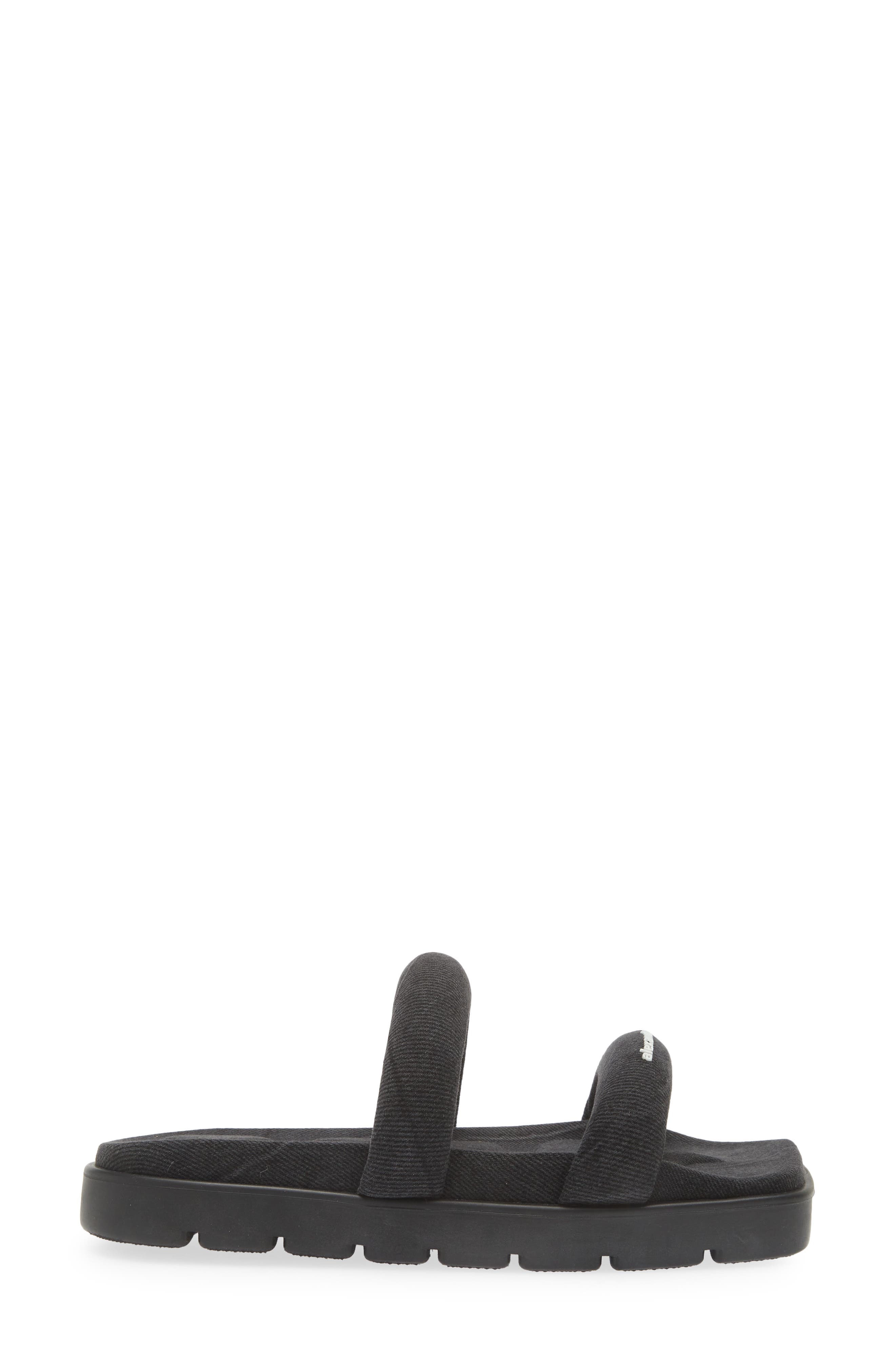 Jay Denim Slide Sandal, Alternate, color, GREY AGED