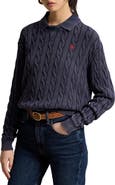 Polo Ralph Lauren Cable Knit Polo Sweater