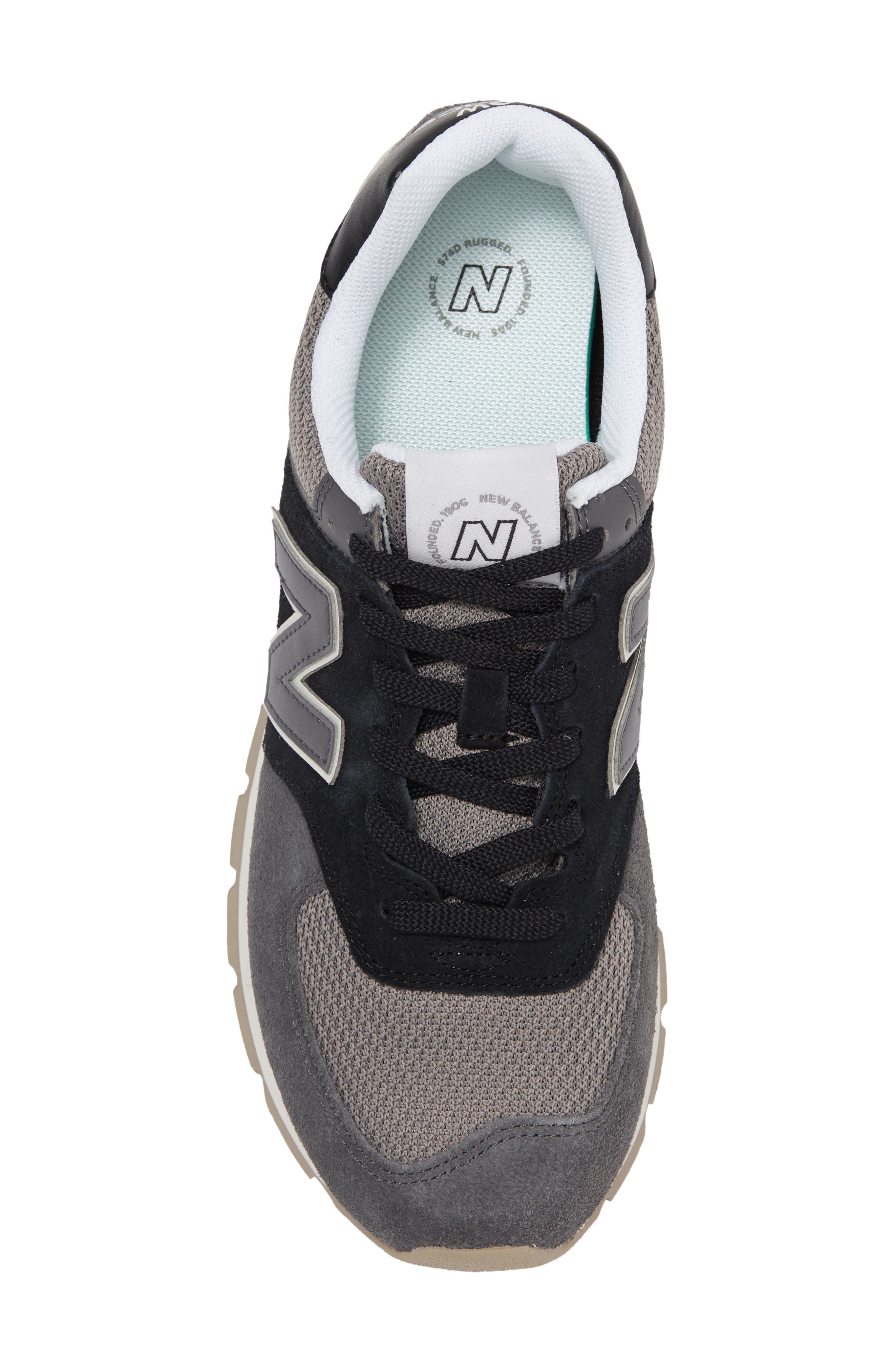 574 D Rugged Sneaker, Alternate, color, BLACK/ BLACK