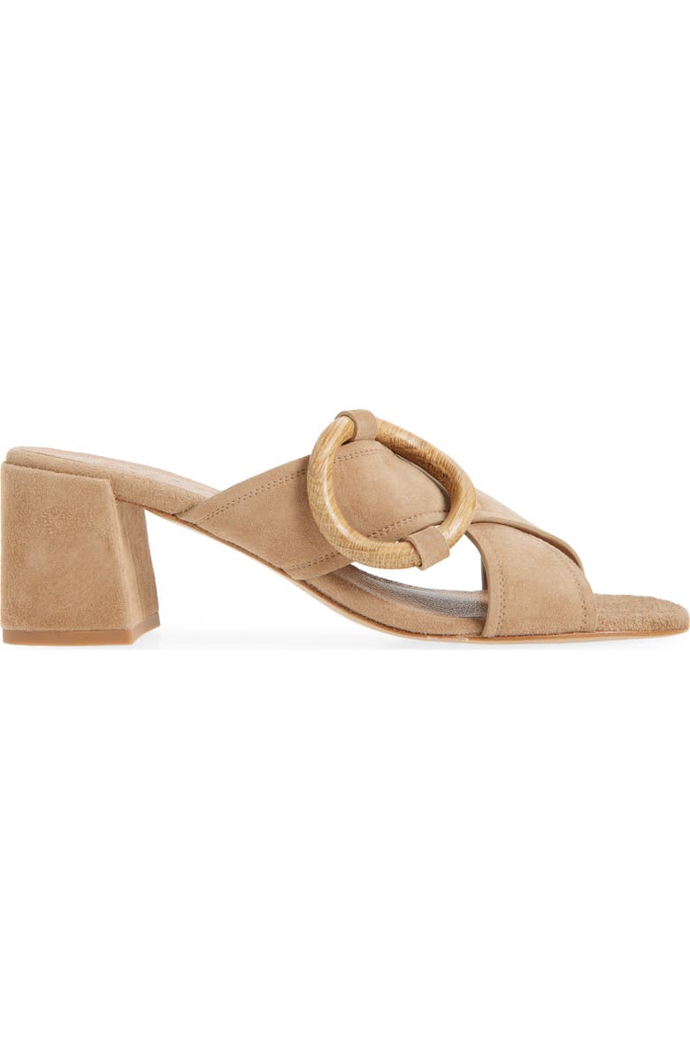 Pedro Garcia Uxia Slide Sandal, Alternate, color, Beige Plush Suede-Oak