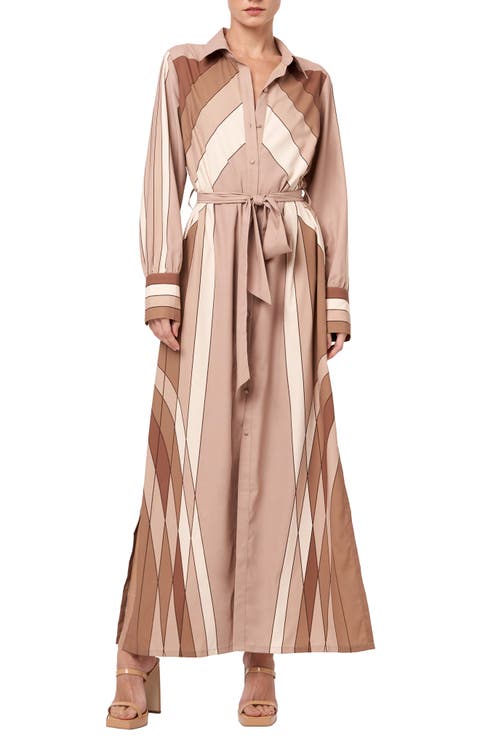 Jynai Long Sleeve Shirtdress