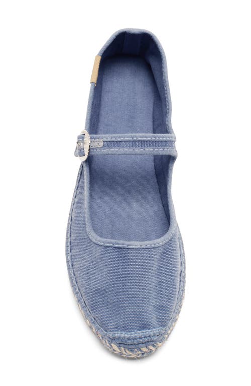 Free People Oasis Mary Jane Espadrille In Washed Nautical Blue