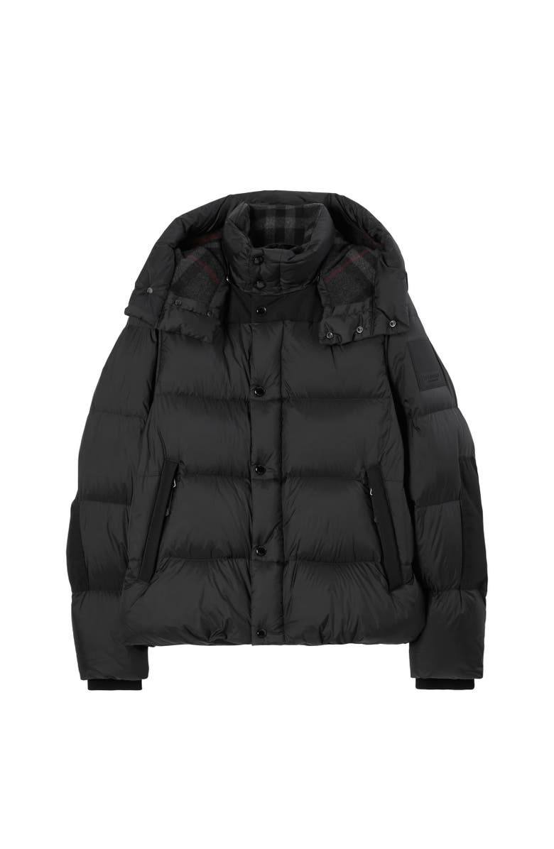 Burberry Detachable Sleeve Nylon Puffer Jacket, Alternate, color, 