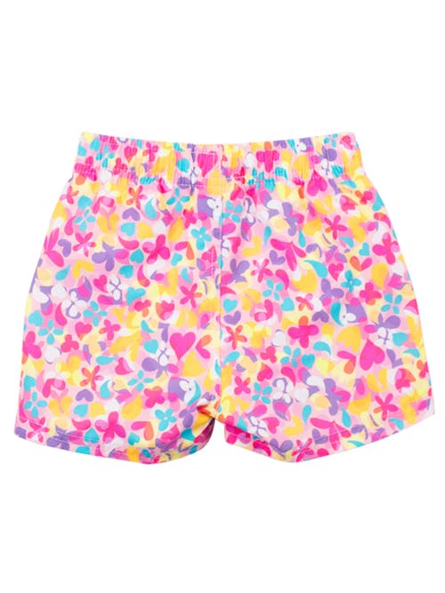 Ruggedbutts Toddler Boys Upf50+ Swim Trunks In Vibrant Neon