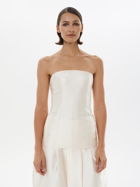 Bridal Silk-wool Corset Top