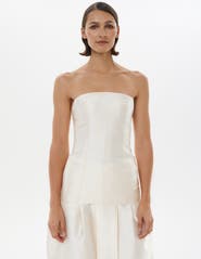 Alas Bridal Silk-wool Corset Top