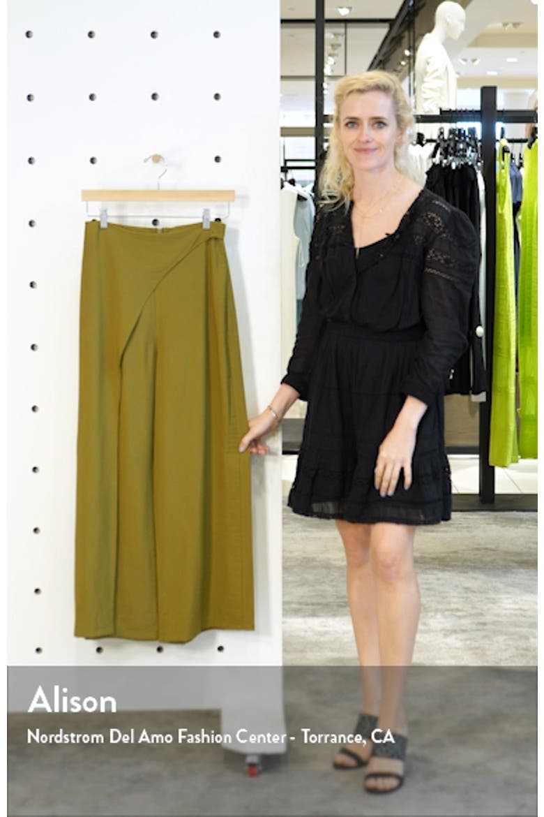 Slash Cropped Palazzo Trousers video